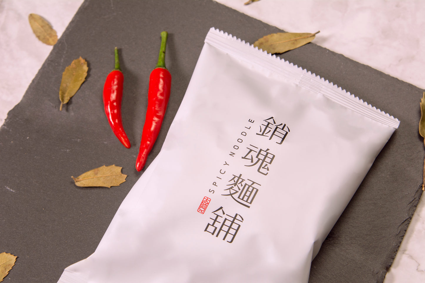 Master Spicy Soul Stirring Taiwanese Garlic Flavored Noodles.