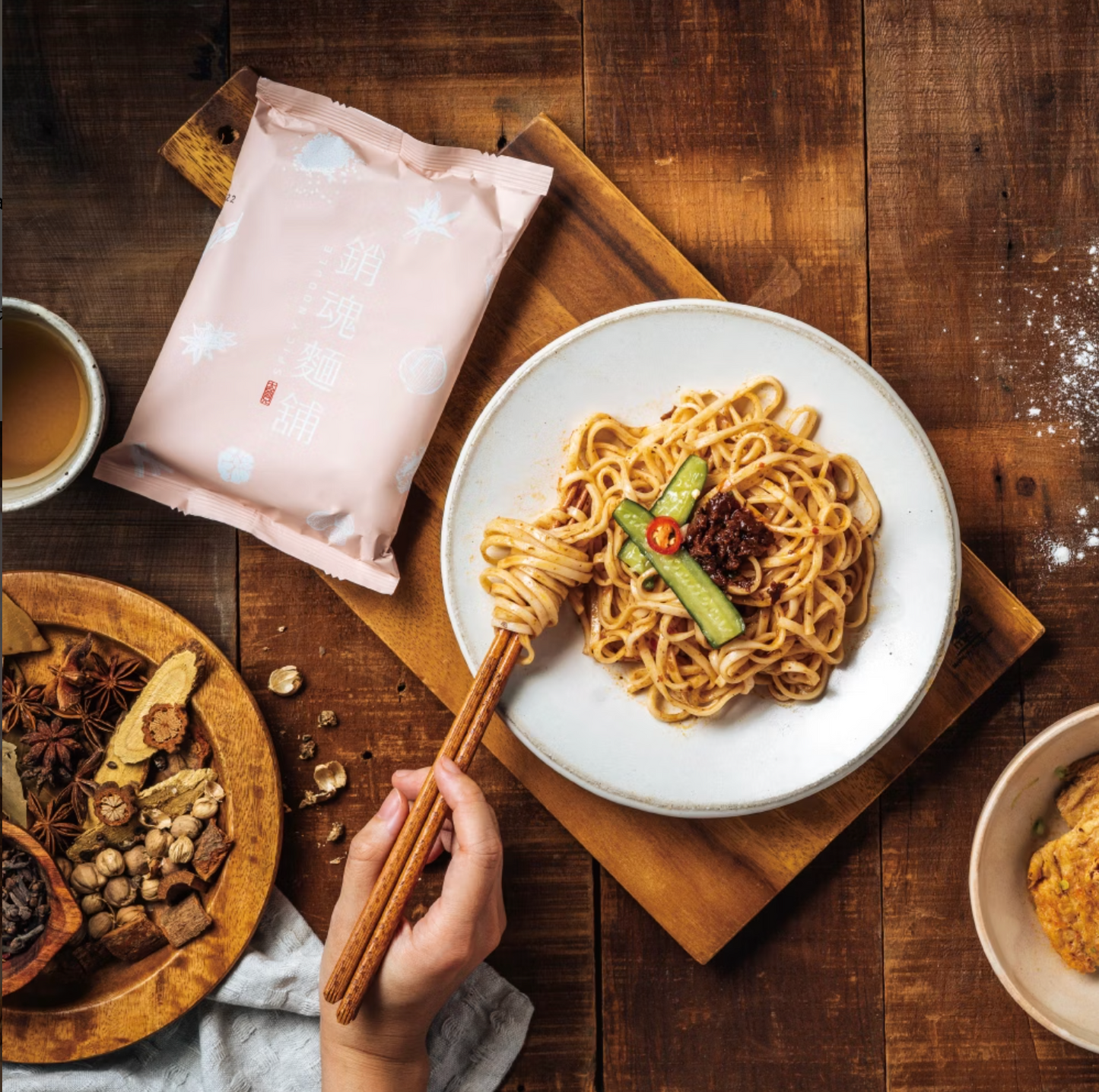 Master Spicy Soul Stirring Taiwanese Hotpot Flavored Noodles.