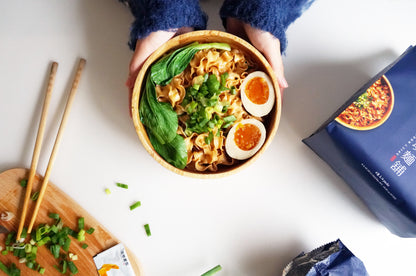 Master Spicy Soul Stirring Taiwanese Thick Noodles.